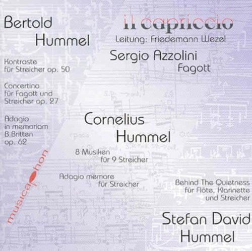 Hummel / Azzolini / Ensemble Il Capriccio / Wezel - Concertino For Bassoon & Strings - Music CD