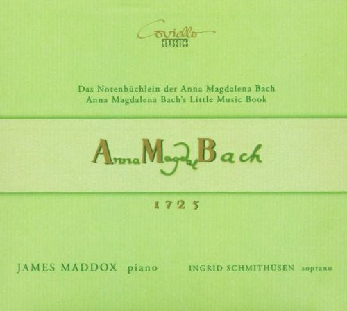 Bach,j.s. / Maddox / Schmitthusen - Notenbuchlein Der Anna Magdale - Music CD