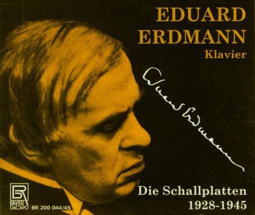 Brahms / Erdmann - Recordings 1928-1945 - Music CD