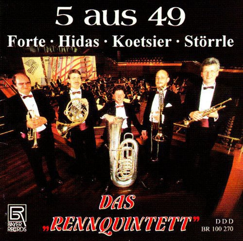 the album cover for Koetsier / Renn Quintet - 5 Aus 49