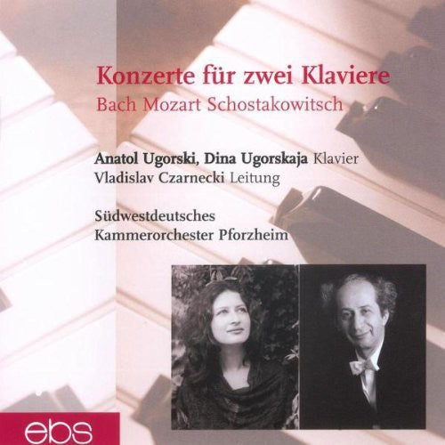 the album cover for Mozart / Ugorski - Cons for 2 Pianos