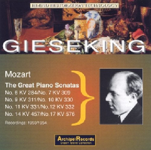 Mozart / Gieseking - Klaviersonaten 6 7 910 - Music CD