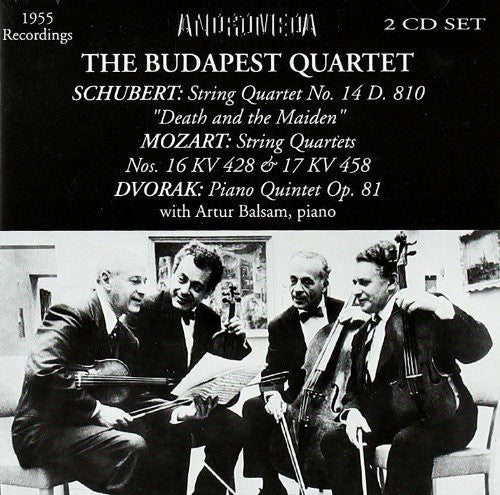 the album cover for Schubert / Budapest Qrt - Budapest QRT Live