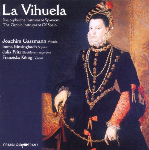 the album cover for Joachim Gassmann - La Vihuela
