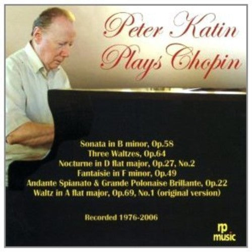 Chopin / Katin - Peter Katin Plays Chopn - Music CD