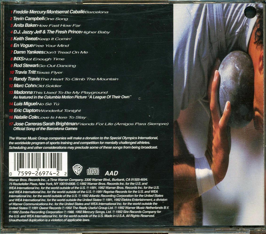 Tevin Campbell, Anita Baker, En Vogue, Etc. - Barcelona Gold  (marked/ltd stock) Music CD