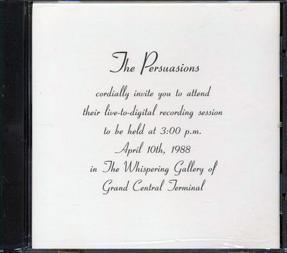 The Persuasions - Live In The Whispering Gallery Of Grand Central Terminal Music CD
