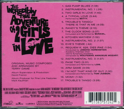 Terry Dame, Lois, Betty, Etc. - The Incredibly True Adventure Of 2 Girls In Love Music CD