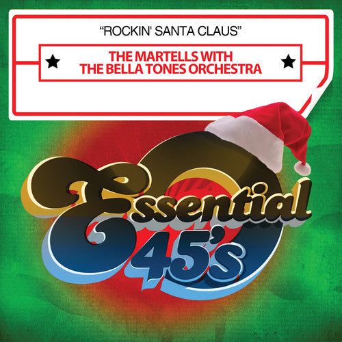the album cover for The Martells - Rockin' Santa Claus