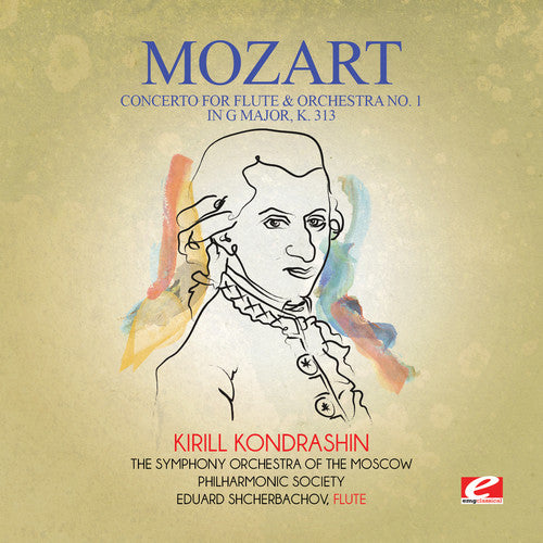 the album cover for The Symphony Orchestra of the Moscow Philharmonic Society - Concerto for Flute & Orchestra No. 1 in G Major K.