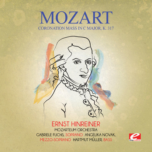 the album cover for Mozart - Coronation Mass in C Major K. 317