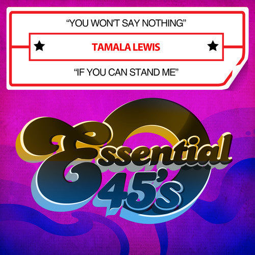 Lewis,tamala - You Won't Say Nothing / If You Can Stand Me - Music CD Single