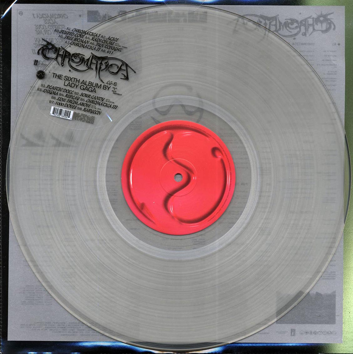 Lady Gaga Chromatica clear Vinyl Record