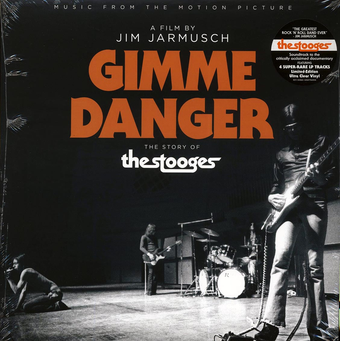 The Stooges Gimme Danger: Music From The Motion Picture ltd. ed. clear Vinyl Record