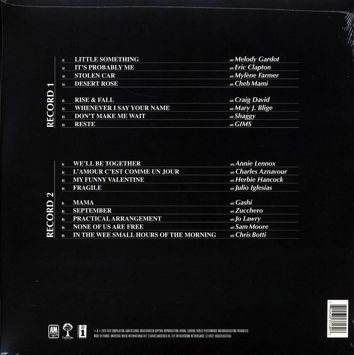 Sting - Duets (2xLP) Vinyl Record
