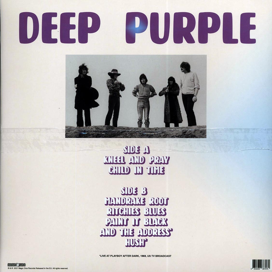 Deep Purple - Live In Amsterdam 1969 FM Broadcast Vinyl Record