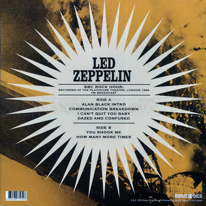 Led Zeppelin BBC Rock Hour: Recorded At The Playhouse Theatre, London 1969 ltd. 500 copies made Vinyl Record