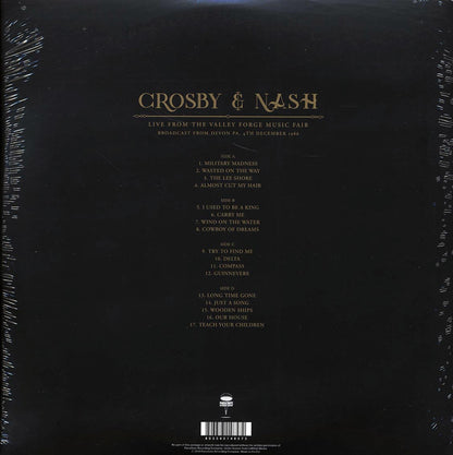 David Crosby, Graham Nash - Live From The Valley Forge Music Fair: Broadcast From Devon, PA, 4th December 1986 (2xLP) Vinyl Record