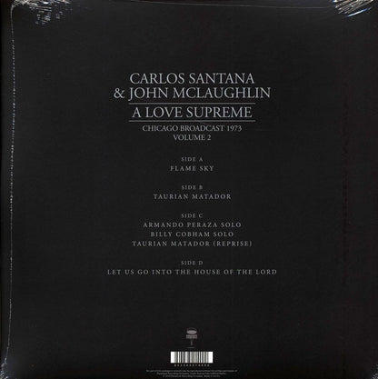 Carlos Santana, John McLaughlin - A Love Supreme Volume 2: Chicago Broadcast 1973 (2xLP) Vinyl Record