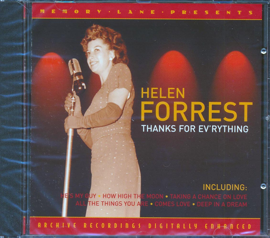 Helen Forrest - Thanks For Everything (25 tracks) Music CD
