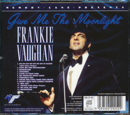 Frankie Vaughan - Give Me The Moonlight Music CD