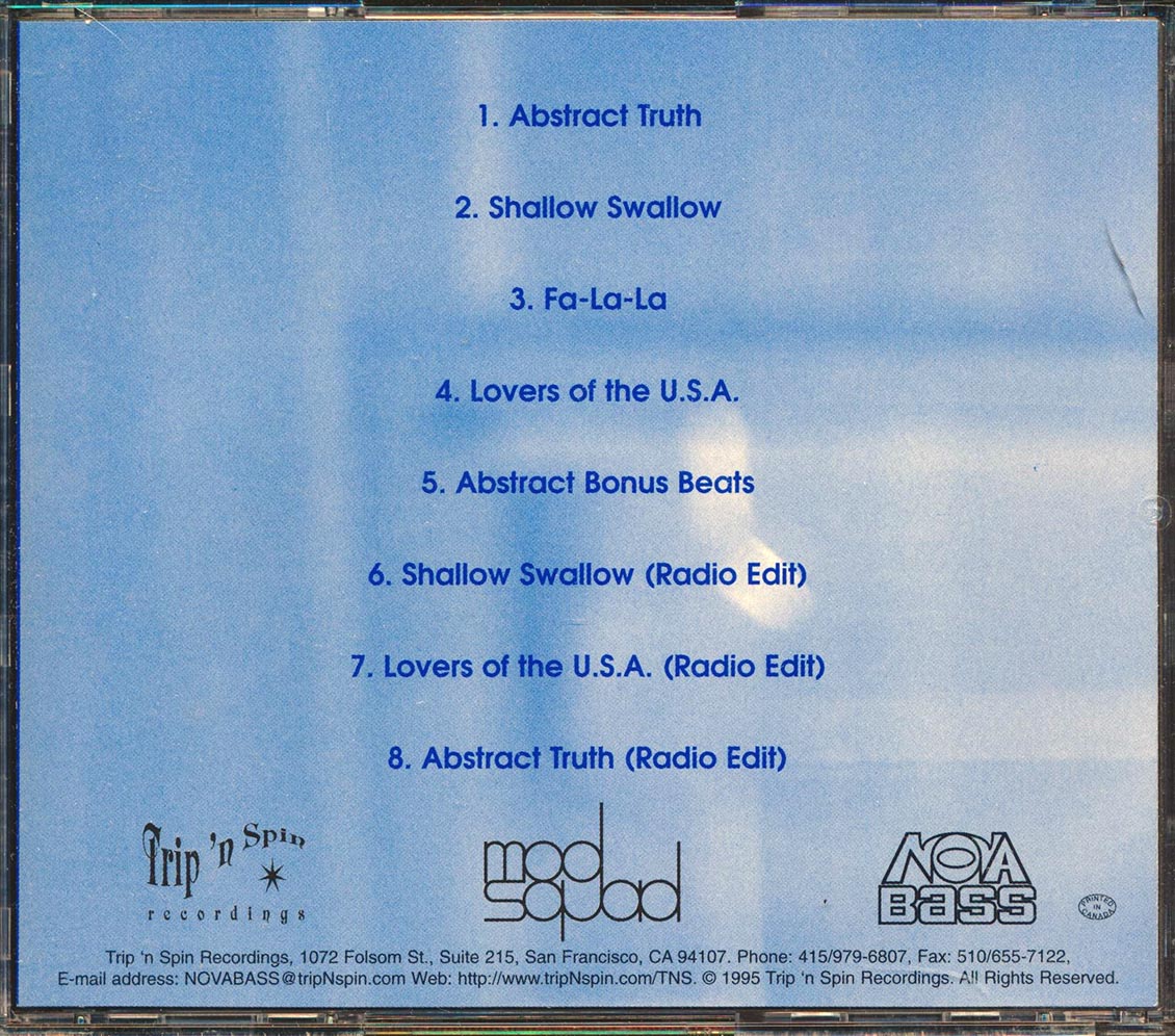 Mod Squad - Abstract EP Music CD
