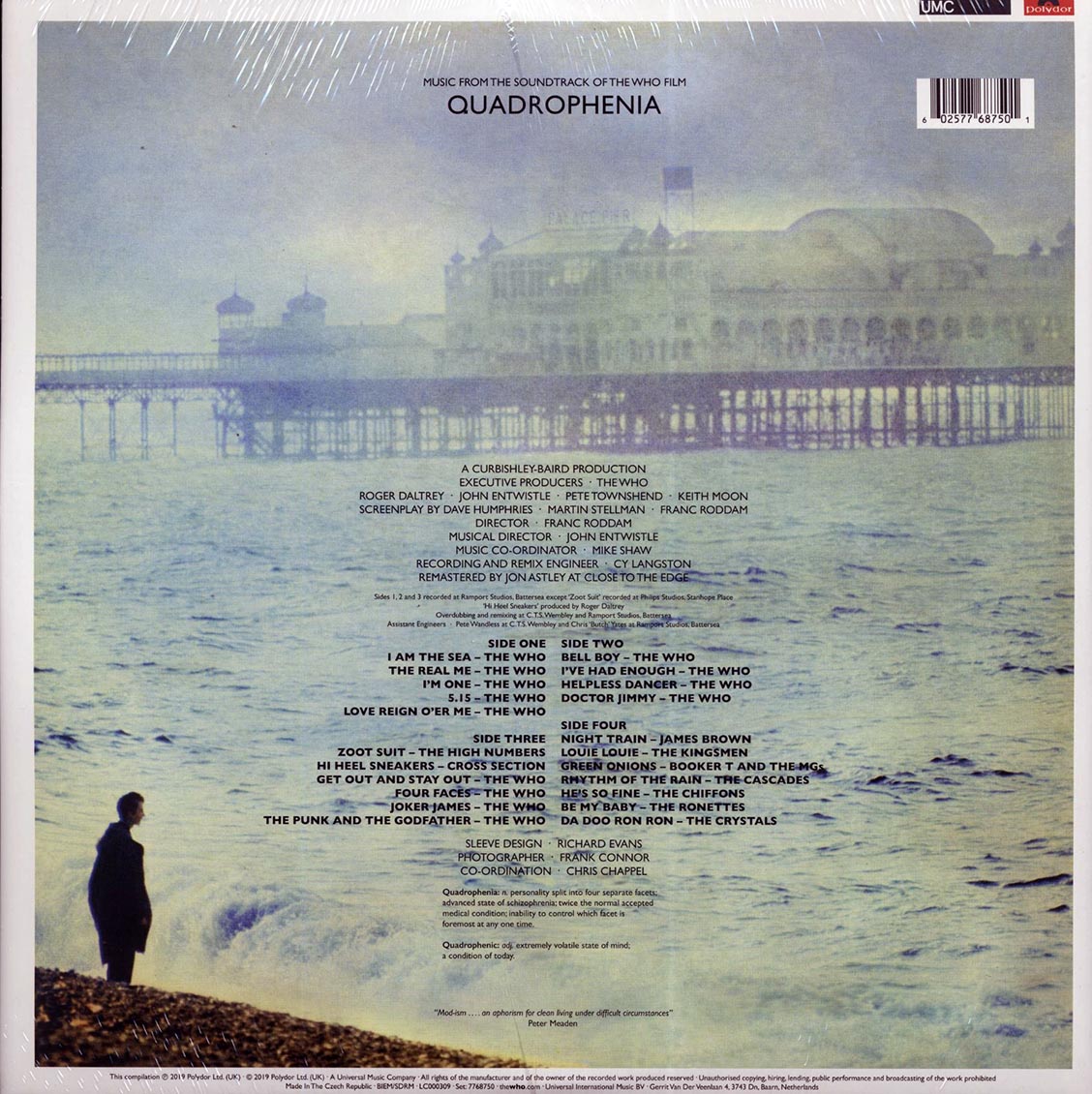 The Who, The Chiffons, The Crystals, Etc. Quadrophenia: Music From The Soundtrack Of The Who Film RSD 2017 2xLP 180g Vinyl Record