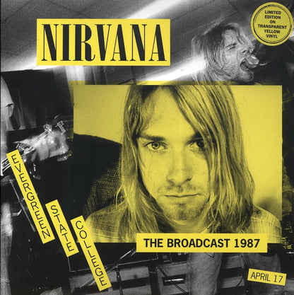 Nirvana Evergreen State College April 17: The Broadcast 1987 ltd. 500 copies made yellow Vinyl Record
