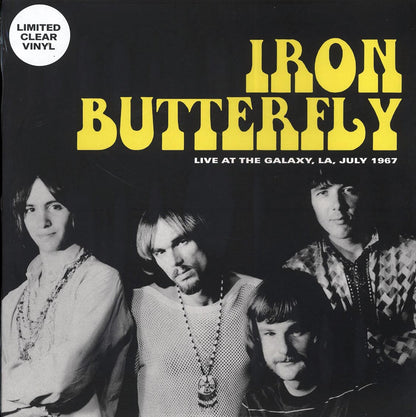 Iron Butterfly - Live At The Galaxy, LA, July 1967 (ltd. 500 copies made) (clear vinyl) Vinyl Record