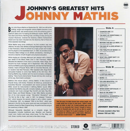 Johnny Mathis - Johnny's Greatest Hits (ltd. ed.) (180g) Vinyl Record