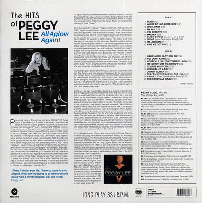 Peggy Lee - All Aglow Again! The Hits Of Peggy Lee (+7 bonus tracks) (ltd. ed.) (180g) Vinyl Record