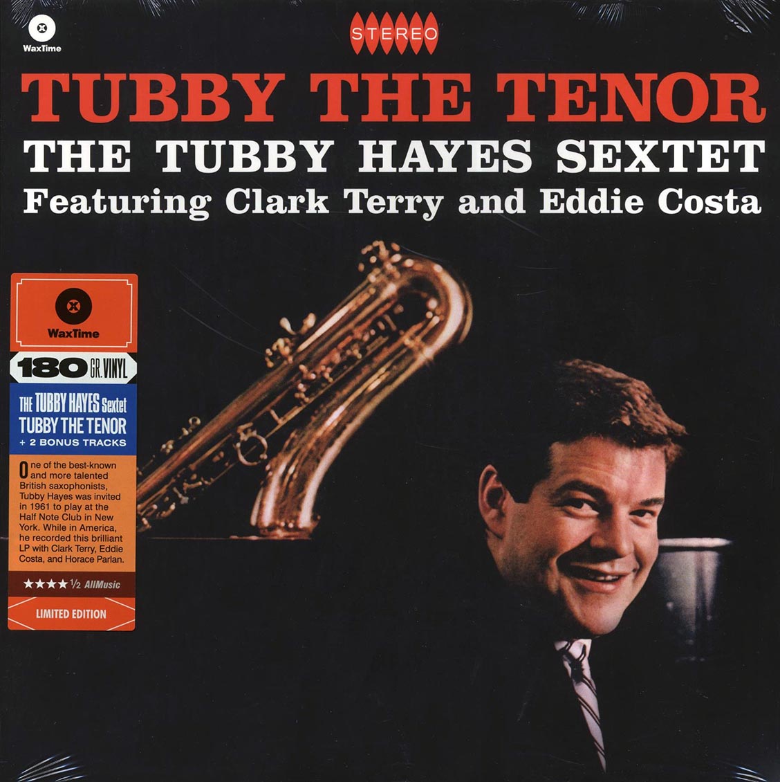 Tubby Hayes Sextet - Tubby The Tenor (+2 bonus tracks) (DMM) (ltd. ed.) (180g) Vinyl Record