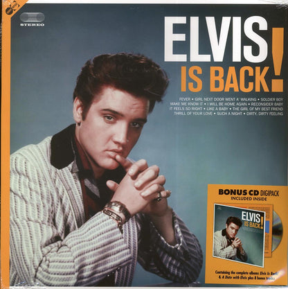 Elvis Presley - Elvis Is Back! (+8 bonus tracks) (DMM) (ltd. ed.) (incl. CD) Vinyl Record