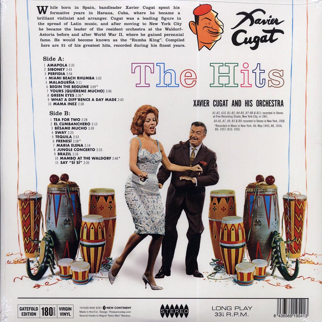 Xavier Cugat - The Hits (+4 bonus tracks) (ltd. ed.) (180g) Vinyl Record