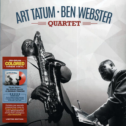 Art Tatum-Ben Webster Quartet - Art Tatum-Ben Webster Quartet (+2 bonus tracks) (ltd. ed.) (180g) (red vinyl) Vinyl Record