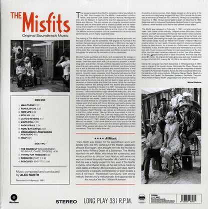 Alex North - The Misfits: Original Soundtrack Music (ltd. ed.) (180g) (remastered) Vinyl Record