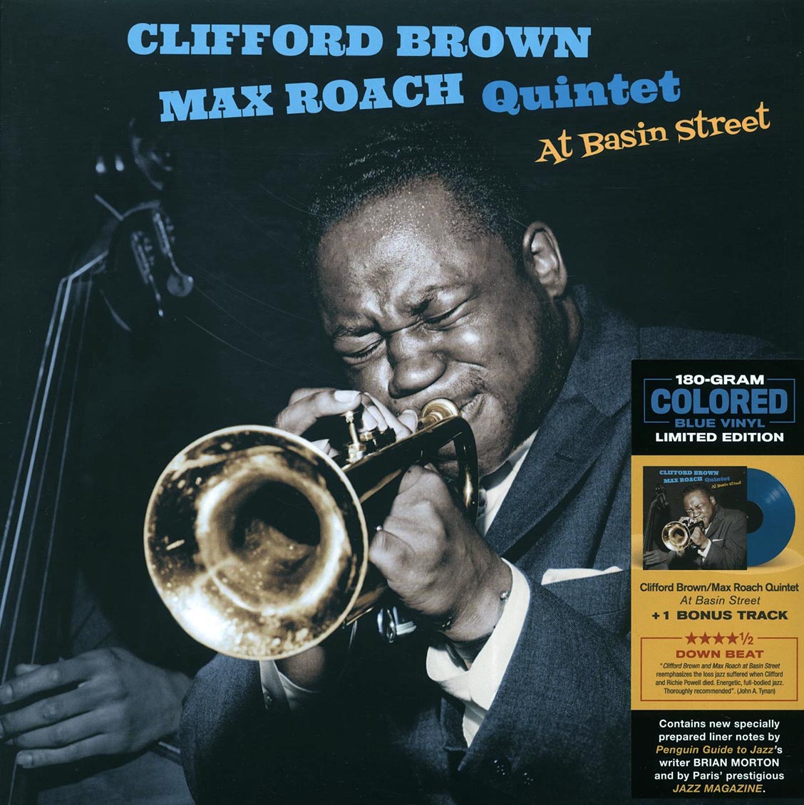 Clifford Brown, Max Roach - At Basin Street (+bonus track) (ltd. ed.) (180g) (blue vinyl) Vinyl Record