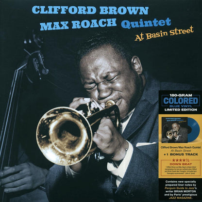 Clifford Brown, Max Roach - At Basin Street (+bonus track) (ltd. ed.) (180g) (blue vinyl) Vinyl Record
