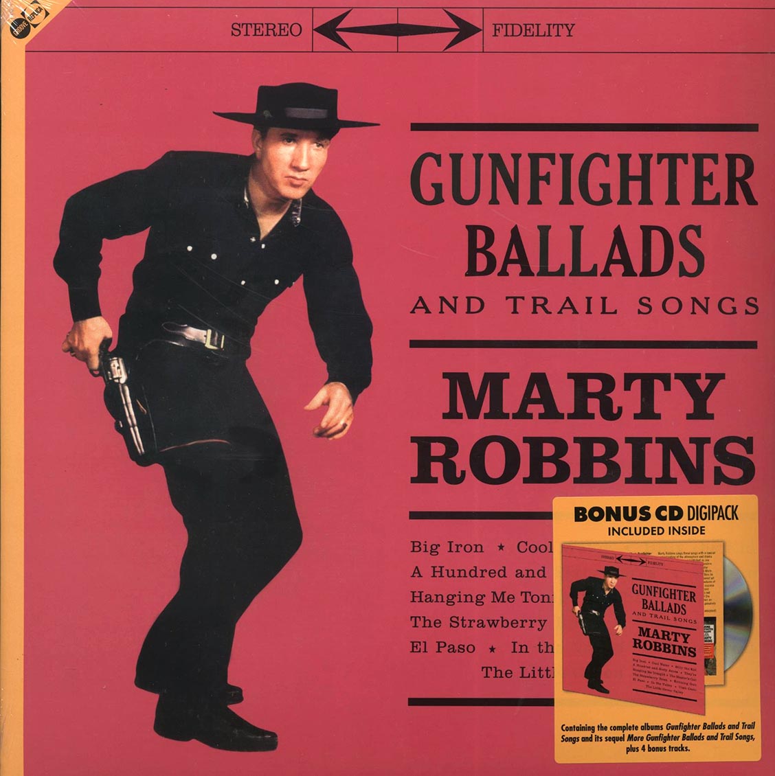 Marty Robbins - Gunfighter Ballads And Trail Songs (+4 bonus tracks) (ltd. ed.) (180g) (incl. CD) Vinyl Record