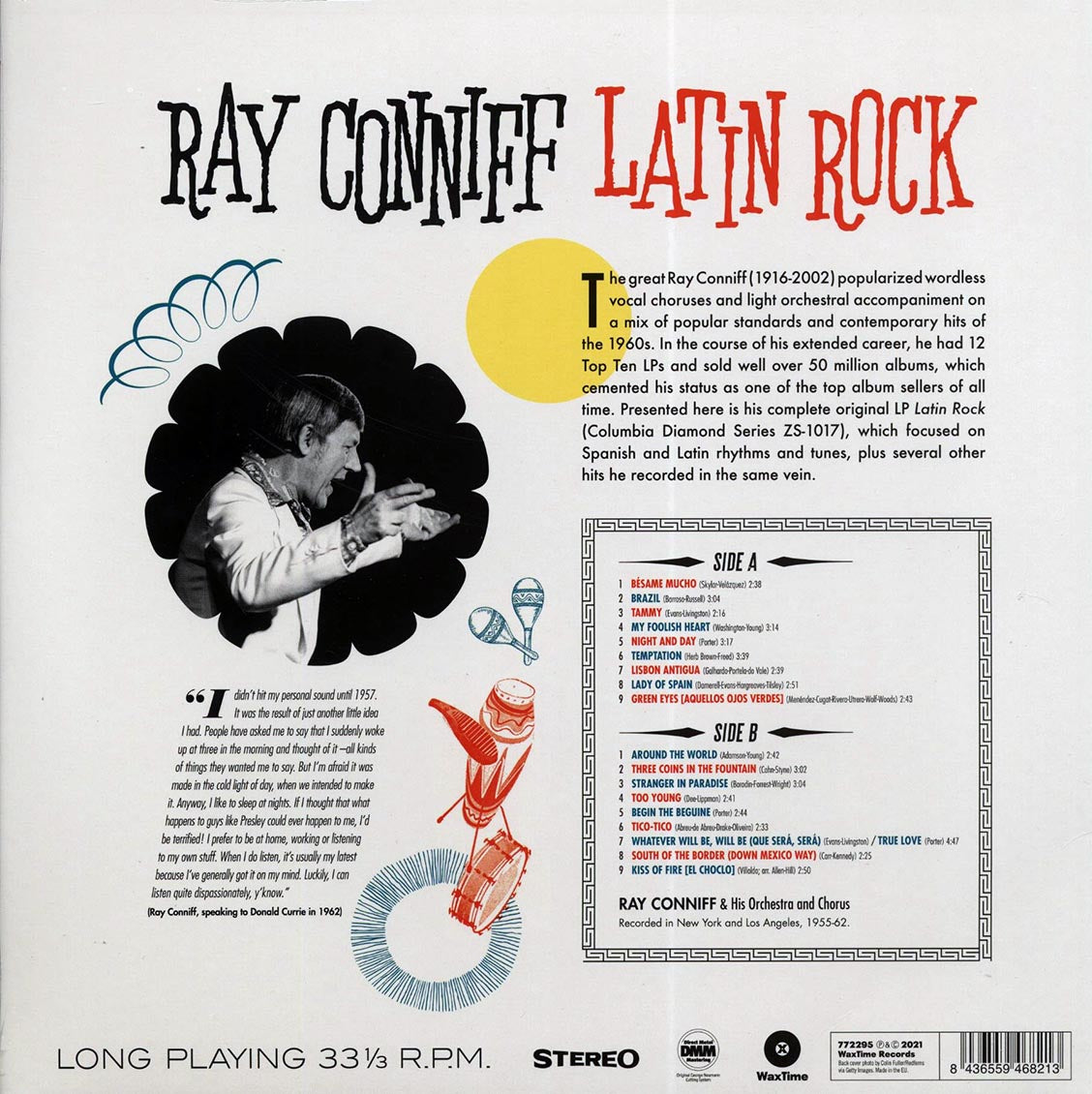 Ray Conniff - Latin Rock (ltd. ed.) (180g) Vinyl Record