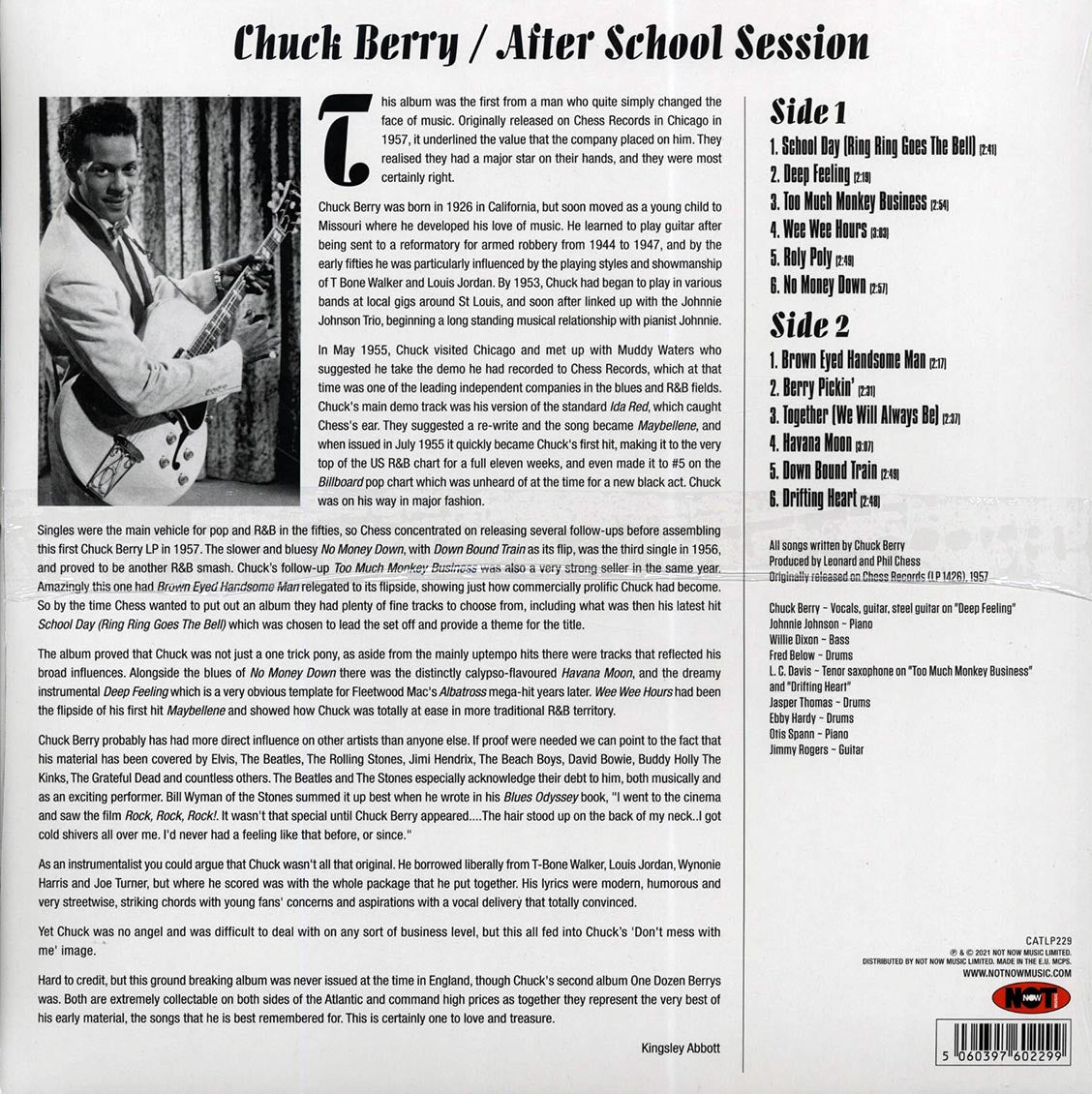 Chuck Berry - After School Session (180g) Vinyl Record