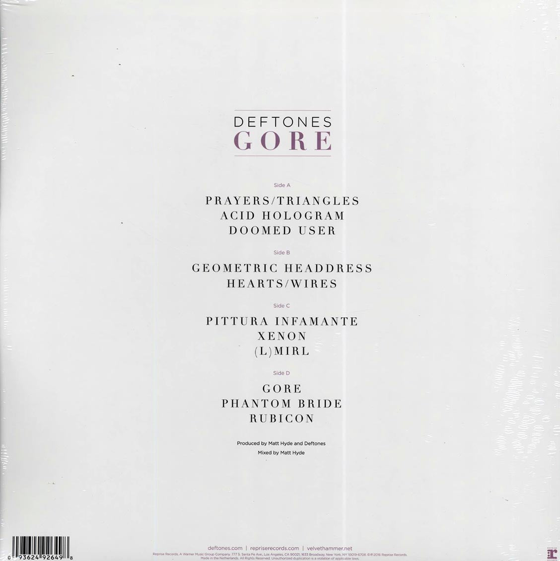 Deftones - Gore (2xLP) Vinyl Record