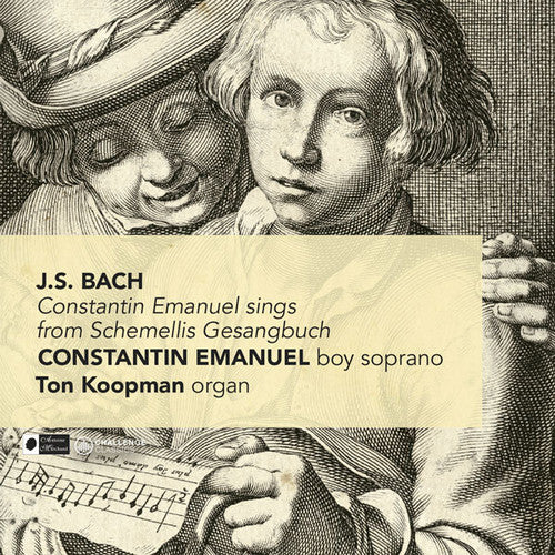 the album cover for Constantin Emanuel / Koopman,Ton - Constantin Emanuel Sings from Schemellis Gesangbuc