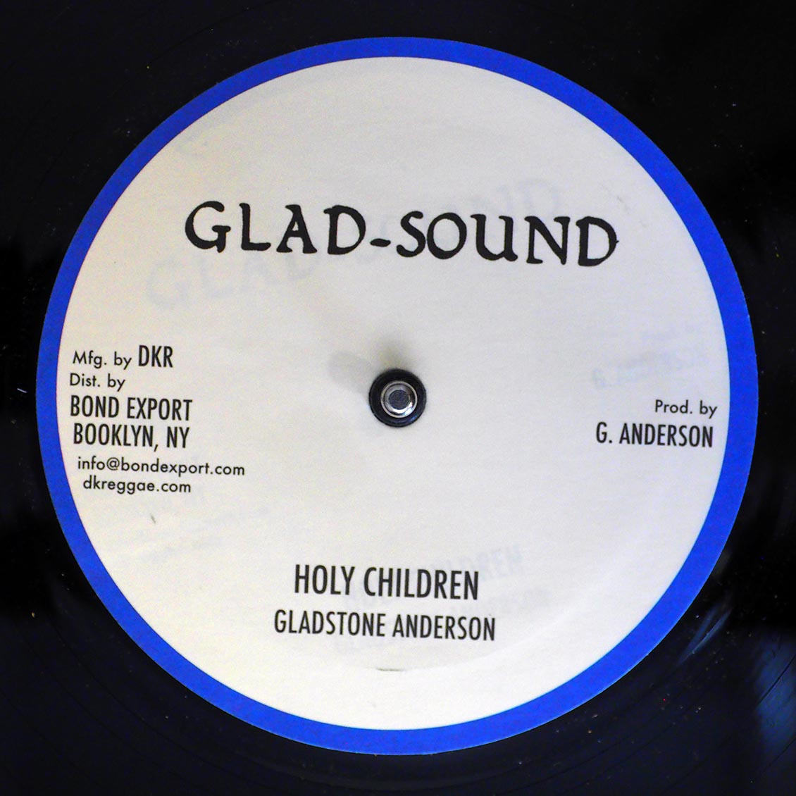 Gladstone Anderson - Holy Children (Extended Mix)  /  Gladstone Anderson - Holy Mount Zion; Version 10" Vinyl Record