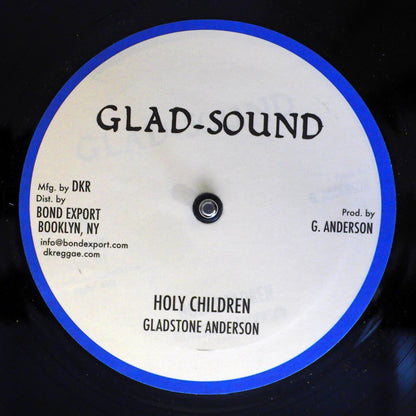 Gladstone Anderson - Holy Children (Extended Mix)  /  Gladstone Anderson - Holy Mount Zion; Version 10" Vinyl Record