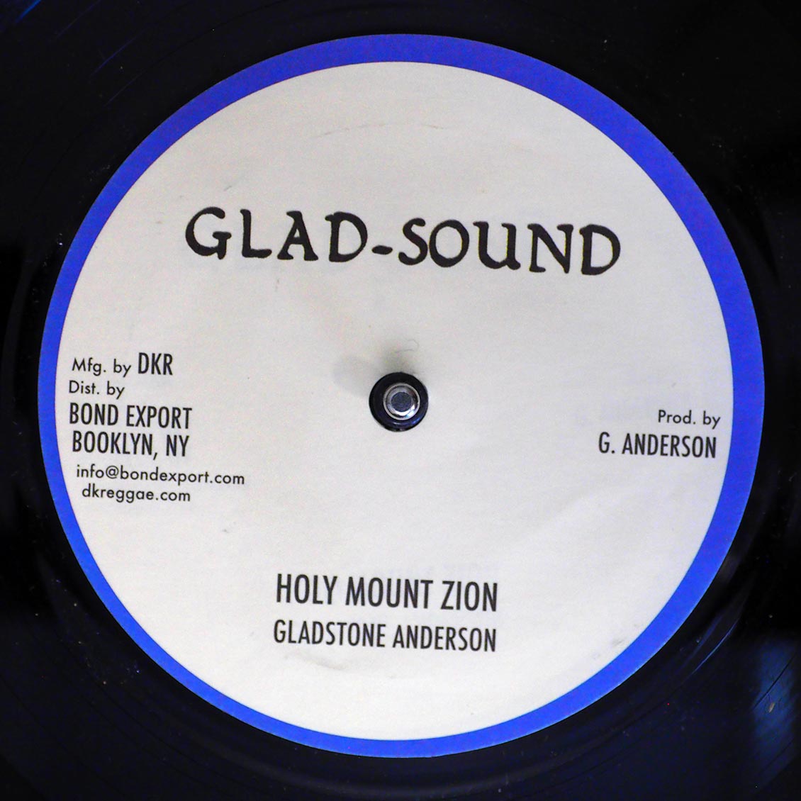 Gladstone Anderson - Holy Children (Extended Mix)  /  Gladstone Anderson - Holy Mount Zion; Version 10" Vinyl Record