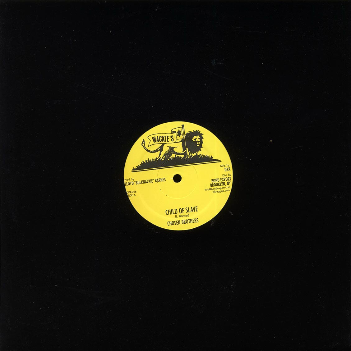 Chosen Brothers - Child Of Slave (Extended Mix)  /  Chosen Brothers - I Love You; Version 12" Vinyl Record