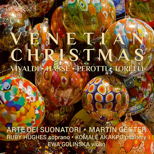 the album cover for Vivaldi / Hasse / Perotti / Golinska / Akakpo - Venetian Christmas