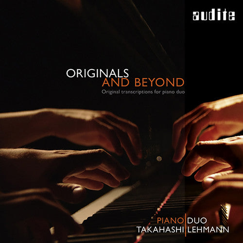 the album cover for Piano Duo Takahashi | Lehmann - Originals & Beyond-Original Transcriptions for Pno