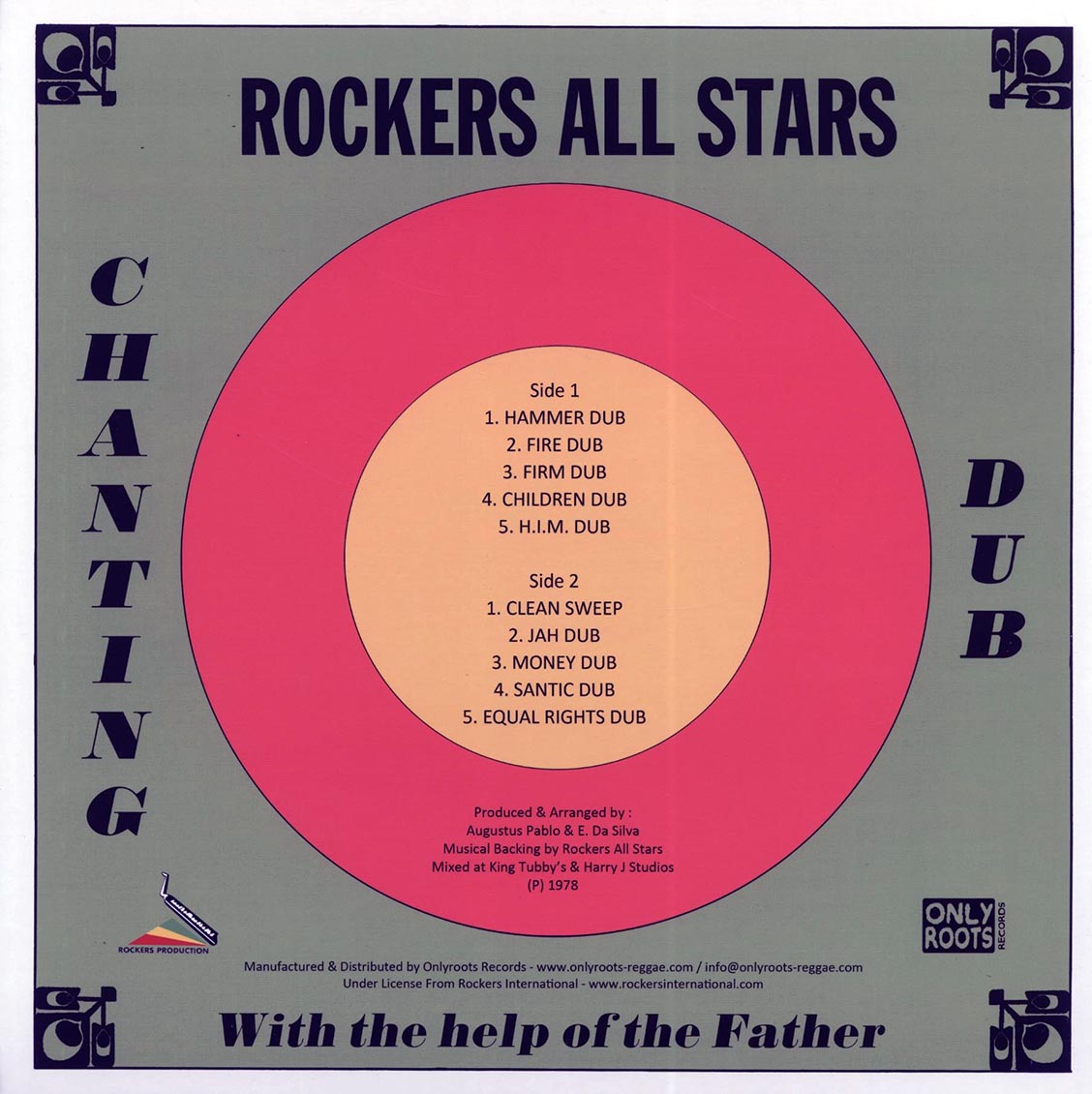 Augustus Pablo - Chanting Dub With The Help Of The Father Vinyl Record